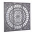 DEKOSPIEGEL Grau - Grau, Trend, Glas/Holzwerkstoff (120/120/2,5cm) - Ambia Home