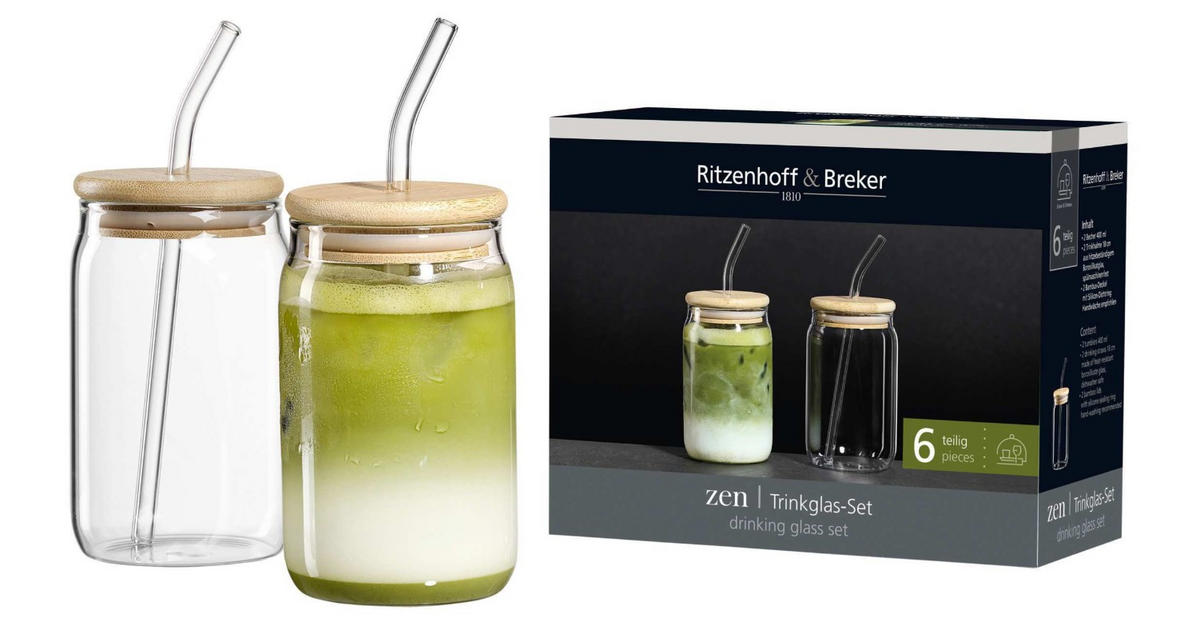 GLASSET 2 delar  - klar, Klassisk, glas (400ml) - Ritzenhoff Breker