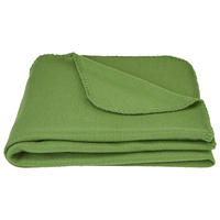 PĂTURĂ DIN FLEECE 125/150 cm  - verde, Basics, textil (125/150cm) - Boxxx