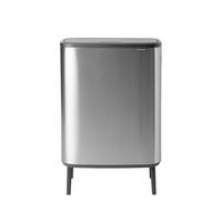 KOŠ ZA OTPAD  60 l   - siva/srebrne boje, Basics, plastika (54.5/81.5/31.2cm) - Brabantia