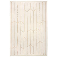 FLACHWEBETEPPICH 130/190 cm LIVING-TUAREG Creme, Honig  - Creme/Honig, Design, Kunststoff/Textil (130/190cm) - Lindorug