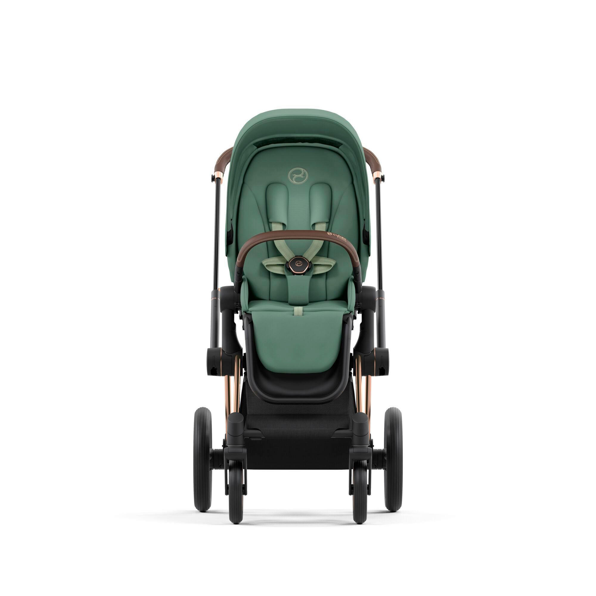 KINDERWAGENAUSSTATTUNG - Dunkelgrün, Basics, Kunststoff/Textil (92/60/109cm) - Cybex