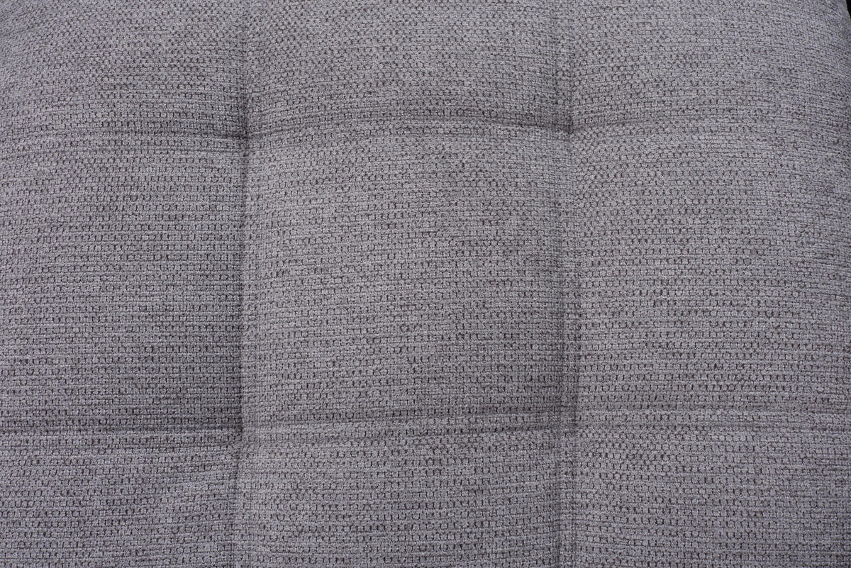 ECKSOFA Dunkelbraun Chenille  - Chromfarben/Dunkelbraun, KONVENTIONELL, Kunststoff/Textil (205/260cm) - Carryhome