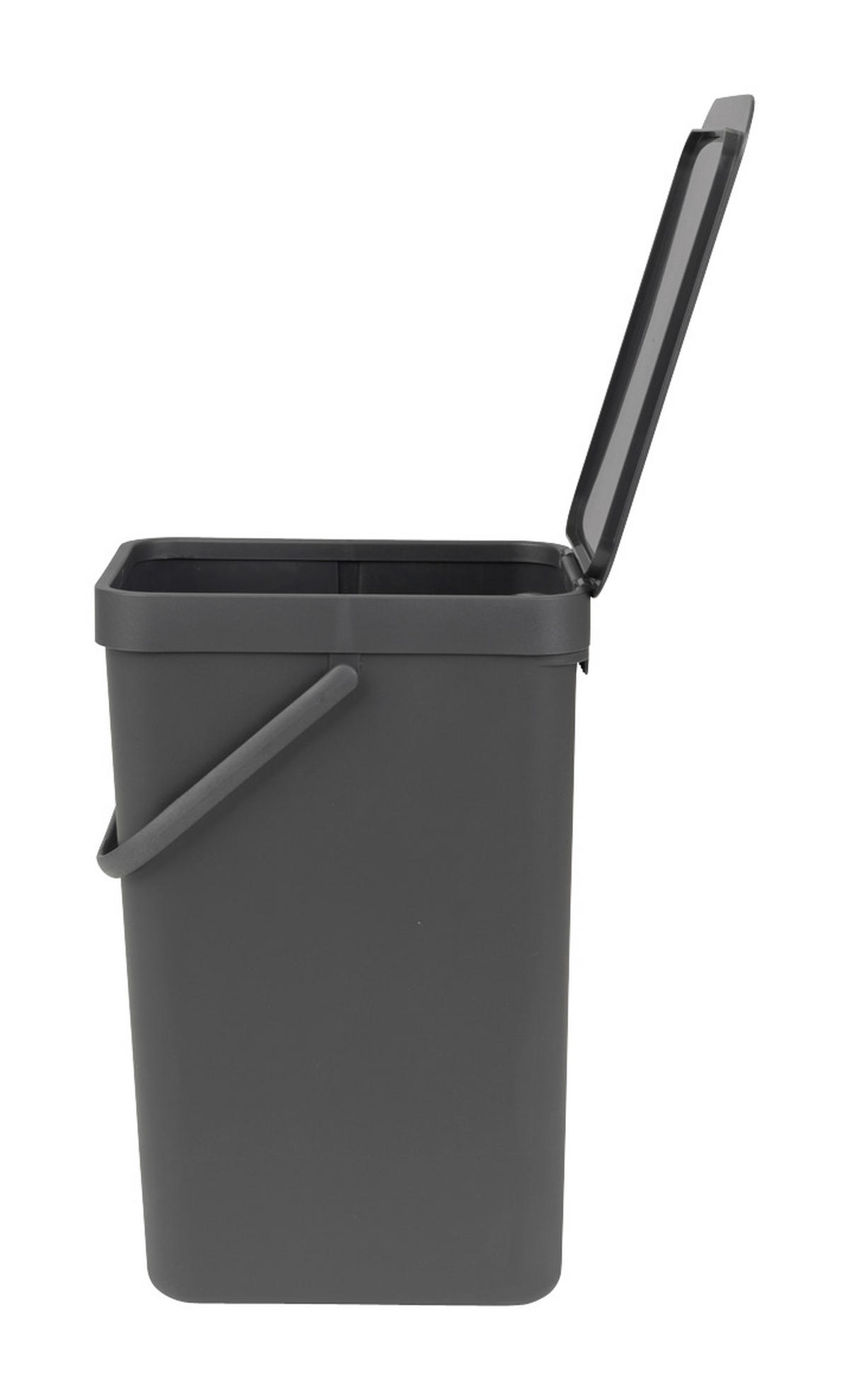 ABFALLEIMER SORT & GO 16 L  - Dunkelgrau, Basics, Kunststoff (22/40.1/27.9cm) - Brabantia