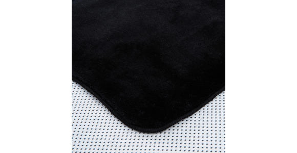 BADEMATTE  50/80 cm  Schwarz   - Schwarz, Basics, Textil (50/80cm) - Boxxx