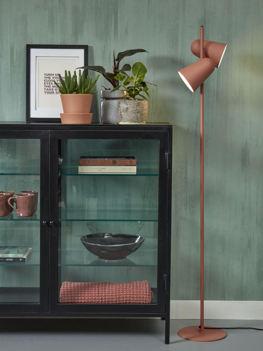 GOLVLAMPA Salamanca 28/145 cm    - terrakotta, Basics, metall (28/145cm) - It's about Romi