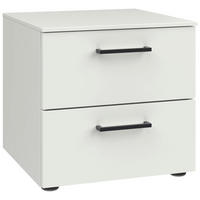 NACHTSCHRANK 42/41/41 cm  - Schwarz/Weiß, Design, Holzwerkstoff/Kunststoff (42/41/41cm) - Novel