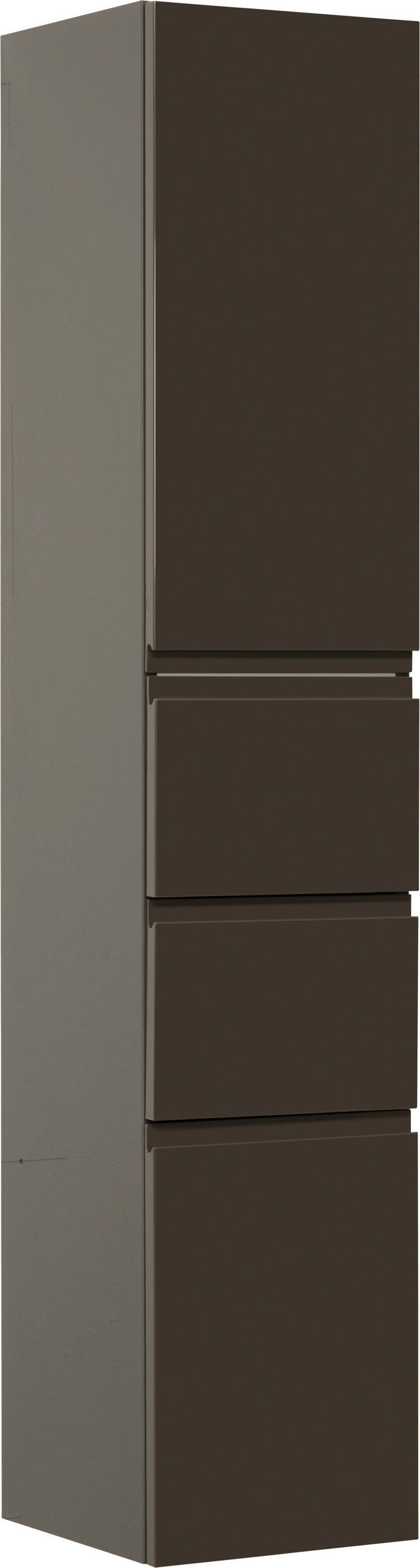HOCHSCHRANK 35/175/37 cm  - Anthrazit, Design, Holzwerkstoff (35/175/37cm) - Novel