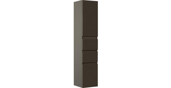 HOCHSCHRANK 35/175/37 cm - Anthrazit, Design, Holzwerkstoff (35/175/37cm) - Novel