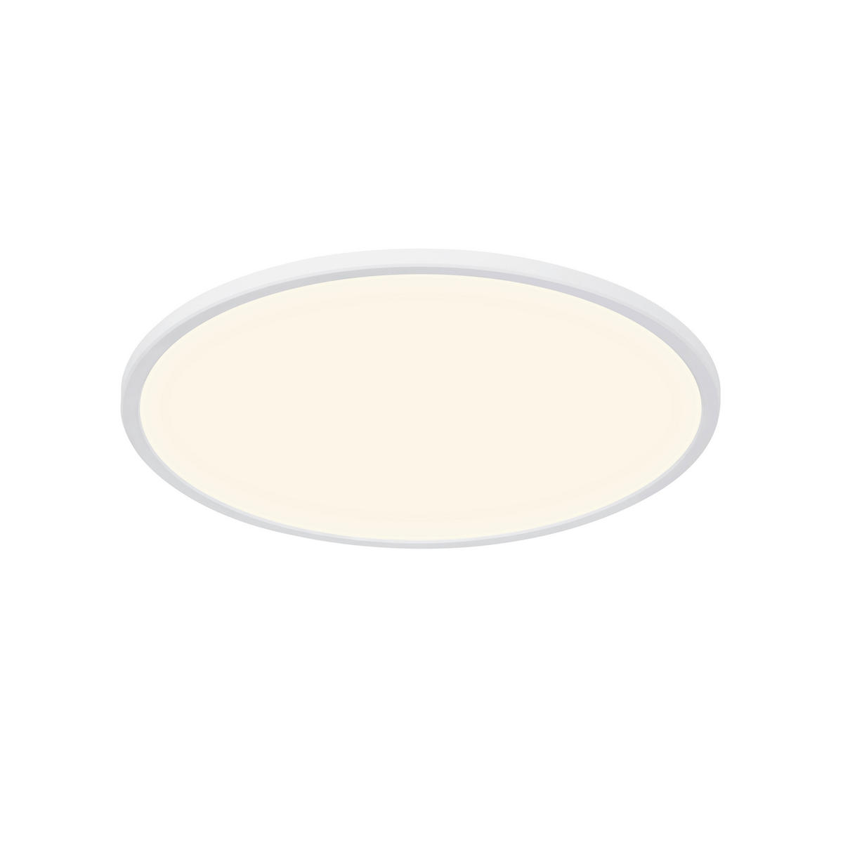 STROPNÍ SVÍTIDLO, 42,4/3,8 cm  - bílá, Basics, plast (42,4/3,8cm) - Nordlux