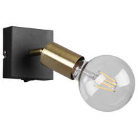 STRAHLER   - Messingfarben/Schwarz, Design, Metall (9/11,5/12,5cm) - P & B