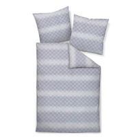 POSTEĽNÁ BIELIZEŇ, makosatén, strieborná, 140/200 cm  - strieborná, Modern, textil (140/200cm) - Janine