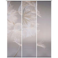 FLÄCHENVORHANG  3 Stück  halbtransparent  60/245 cm   - Taupe, Basics, Textil (60/245cm) - Novel