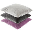 KISSENHÜLLE YUKON 48/48 cm - Anthrazit, Design, Textil (48/48cm) - Novel