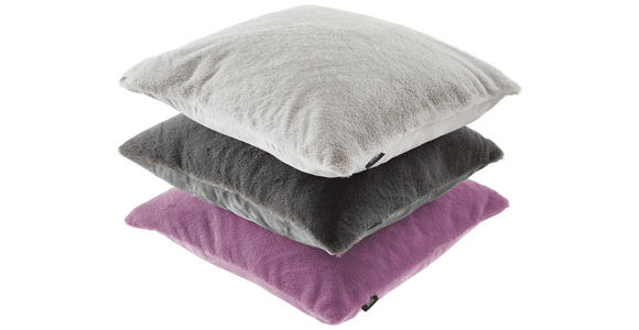 KISSENHÜLLE YUKON 48/48 cm - Anthrazit, Design, Textil (48/48cm) - Novel