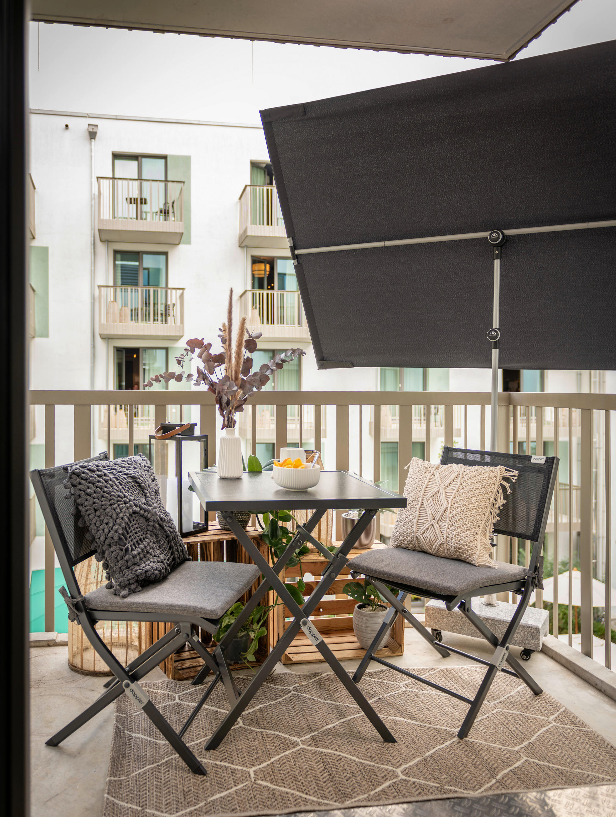 SONNENSCHIRM  130/180 cm  - Anthrazit/Alufarben, Design, Textil/Metall (130/180cm) - KNIRPS