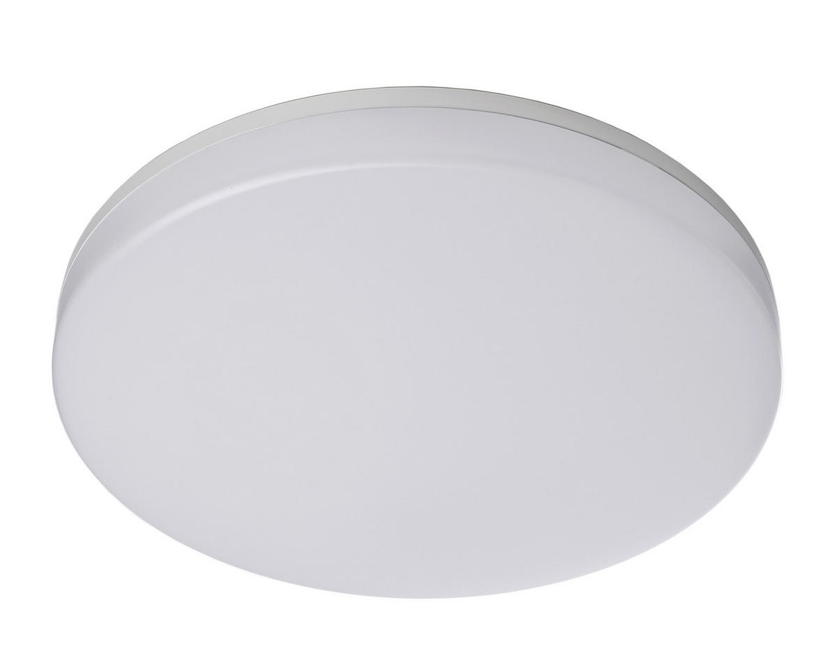 LED-AUSSENLEUCHTE - Weiss, Konventionell, Kunststoff (28/28/5cm)