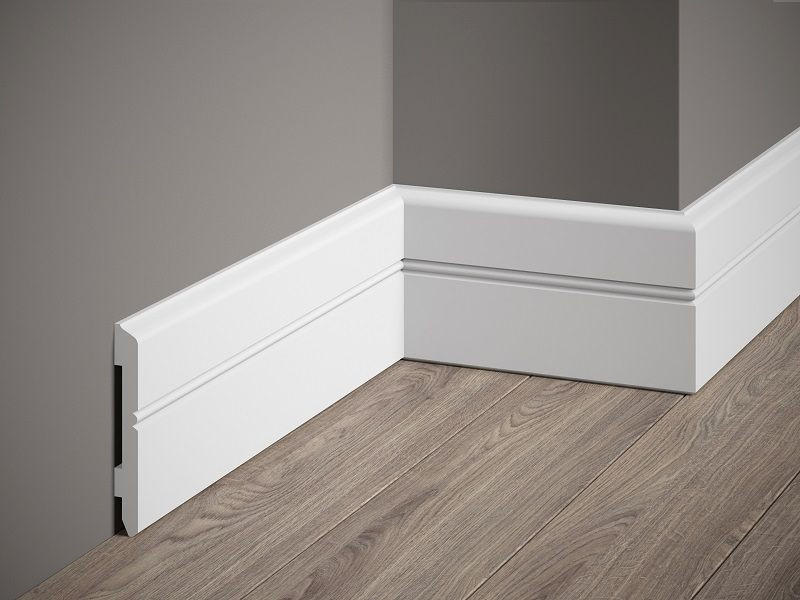 ZIDNA DEKORACIJA     200/1,1/10,7 cm      - bijela, Basics, plastika (200/1,1/10,7cm)