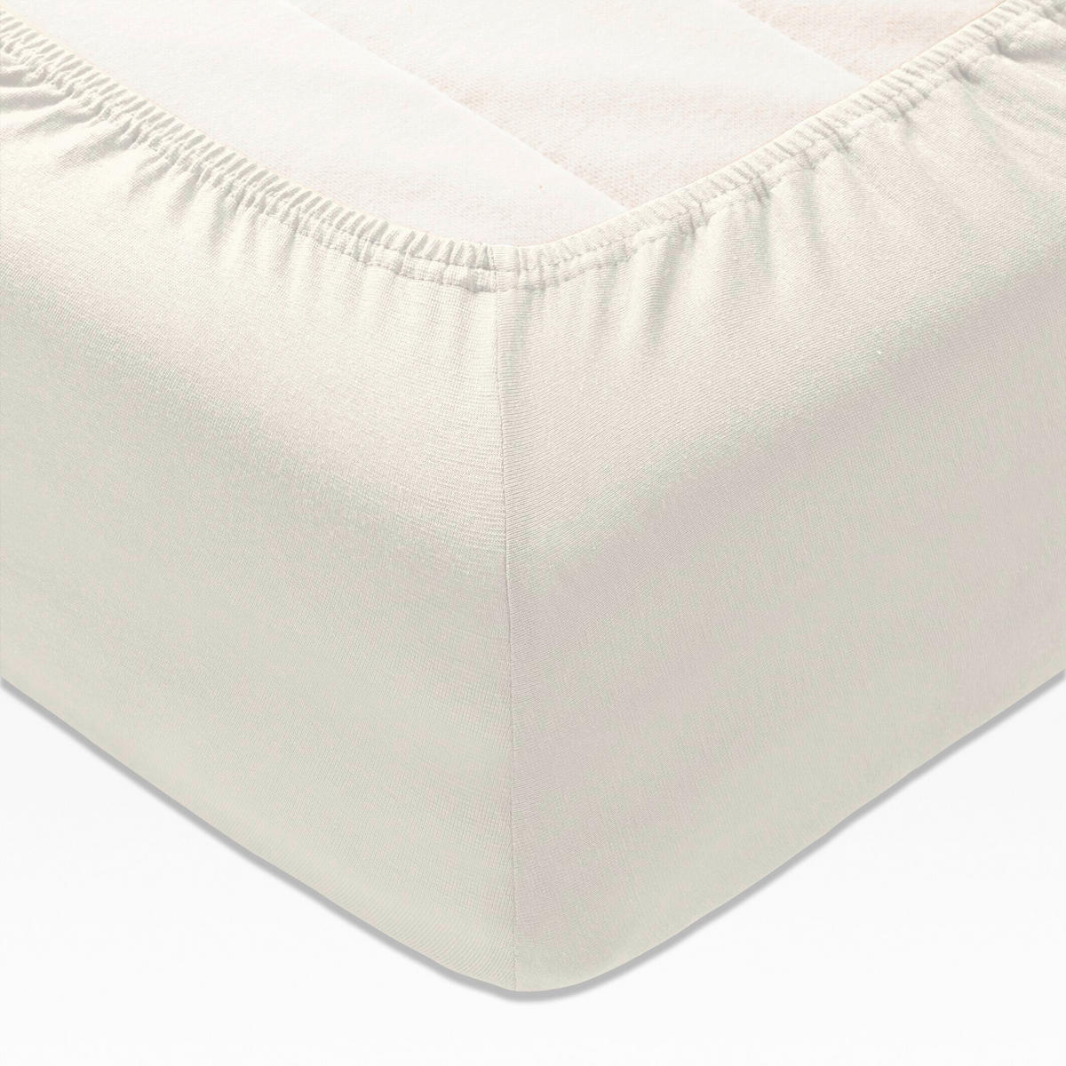 BOXSPRING-SPANNLEINTUCH 140-160/200 cm Jersey  - Weiß, Basics, Textil (140-160/200cm) - Joop!