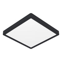 LED-DECKENLEUCHTE    39/39/2,5 cm  - Schwarz, Basics, Kunststoff (39/39/2,5cm) - Eglo