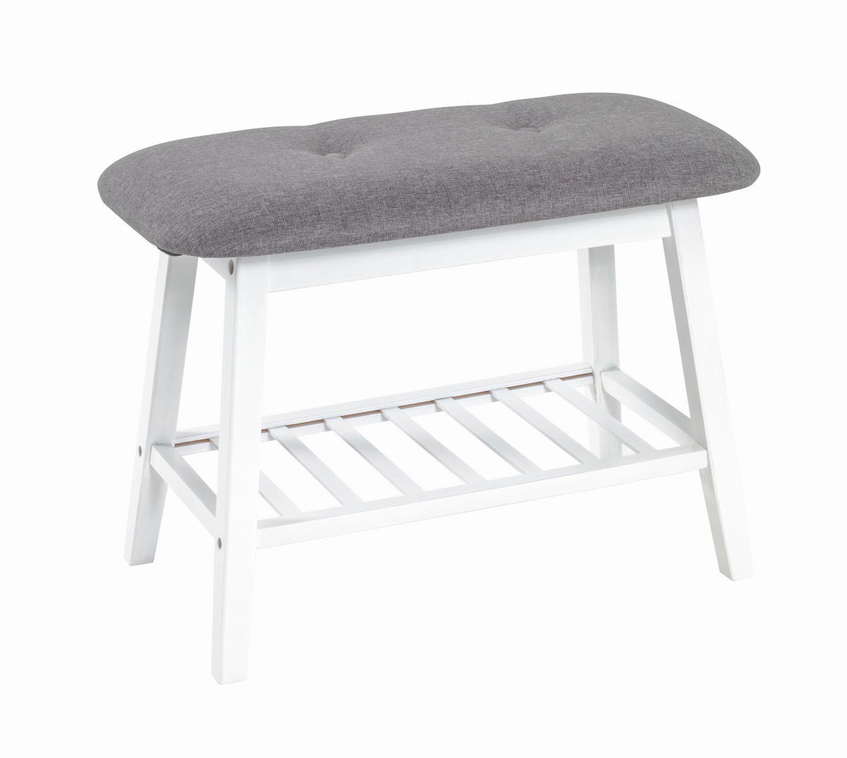 KLOP S PROSTOROM ZA ČEVLJE siva, naravne barve - siva/naravne barve, tekstil/les (60/44/30cm) - Carryhome