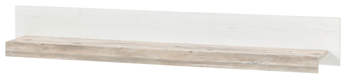 WANDBOARD Hellbraun, Pinienfarben  - Hellbraun/Pinienfarben, Design, Holzwerkstoff (150/20/20cm) - MID.YOU