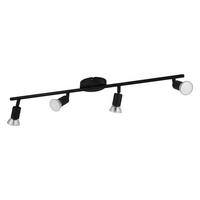 LED-STRAHLER   - Schwarz, Basics, Metall (6,5/68,5cm) - Eglo