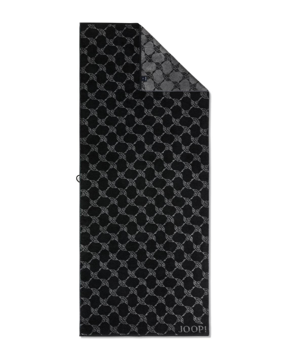 SAUNATUCH 80/200 cm JOOP! CLASSIC Schwarz  - Schwarz, Basics, Textil (80/200cm) - Joop! Living