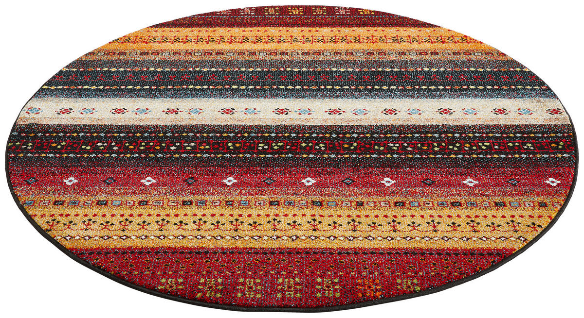 COVOR ȚESUT Cassandra  - multicolor/roșu, Konventionell, textil (200cm) - Novel