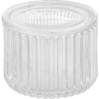 ZÁSOBNÍK NA KOSMETICKÉ TAMPON čiré - čiré, Basics, sklo (9,5/7,5cm) - Homeware