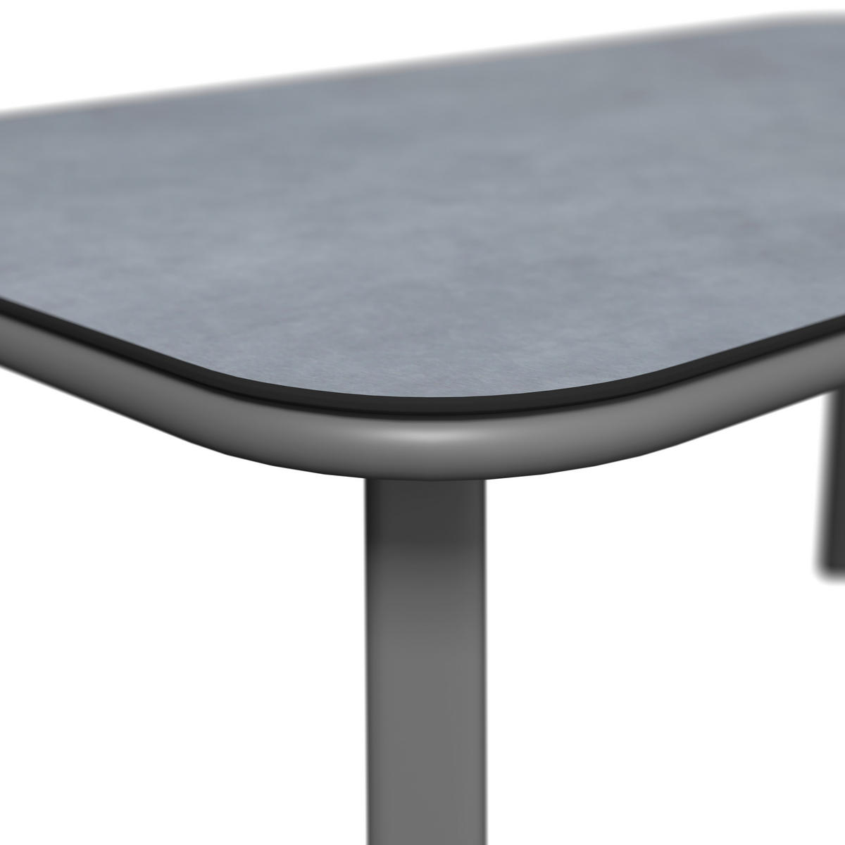 UTEMÖBLER SET  - mörkgrå/antracit, Basics, metall/glas - Ambia Garden