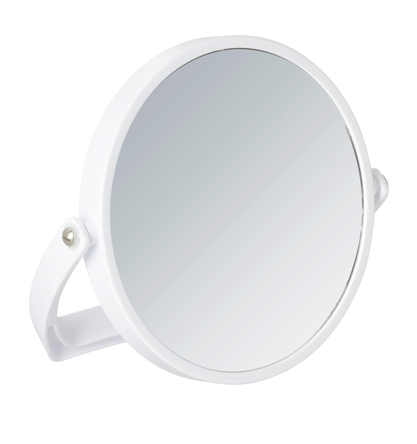 SCHMINKSPIEGEL  - Weiß, Basics, Metall (19,5/19/2cm) - Wenko