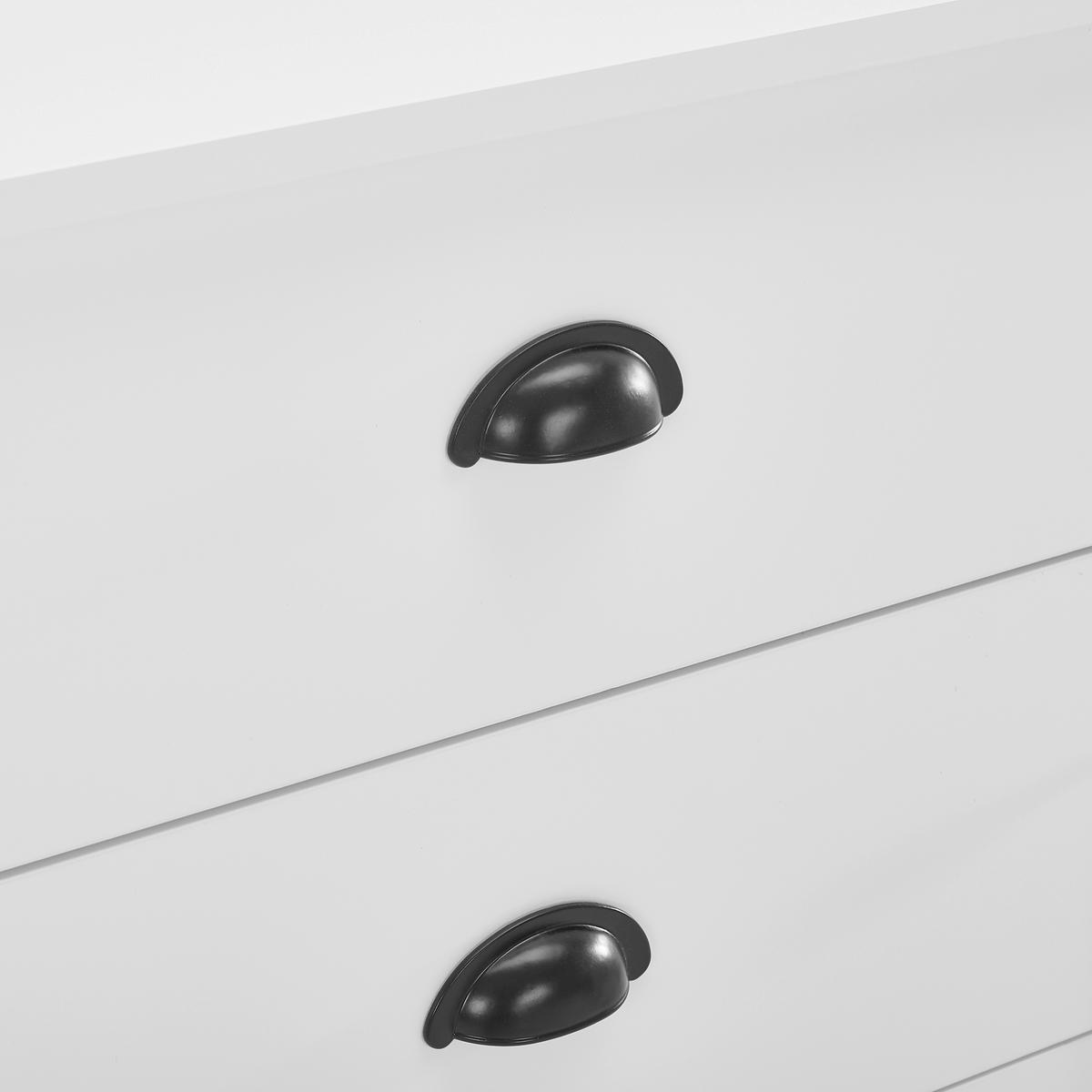 SIDEBOARD  in 140/80/39 cm  - Schwarz/Weiß, LIFESTYLE, Holzwerkstoff/Metall (140/80/39cm) - MID.YOU