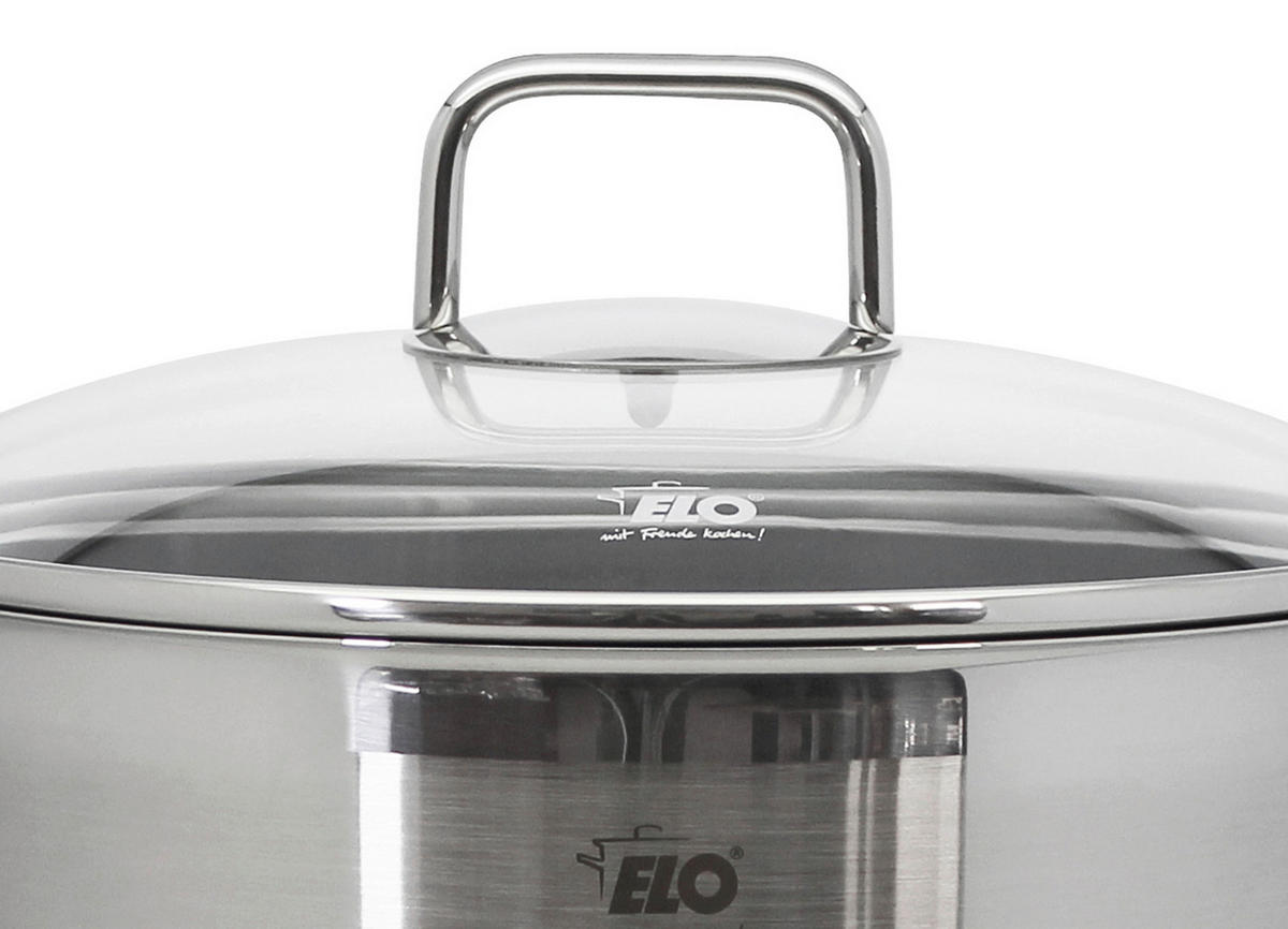 GEMÜSETOPF Profi Duo Therm 9,5 L  - Edelstahlfarben, Basics, Metall (24cm) - ELO