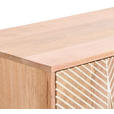 SIDEBOARD 145/85/42 cm  - Weiß/Naturfarben, Design, Holz/Metall (145/85/42cm) - Ambia Home