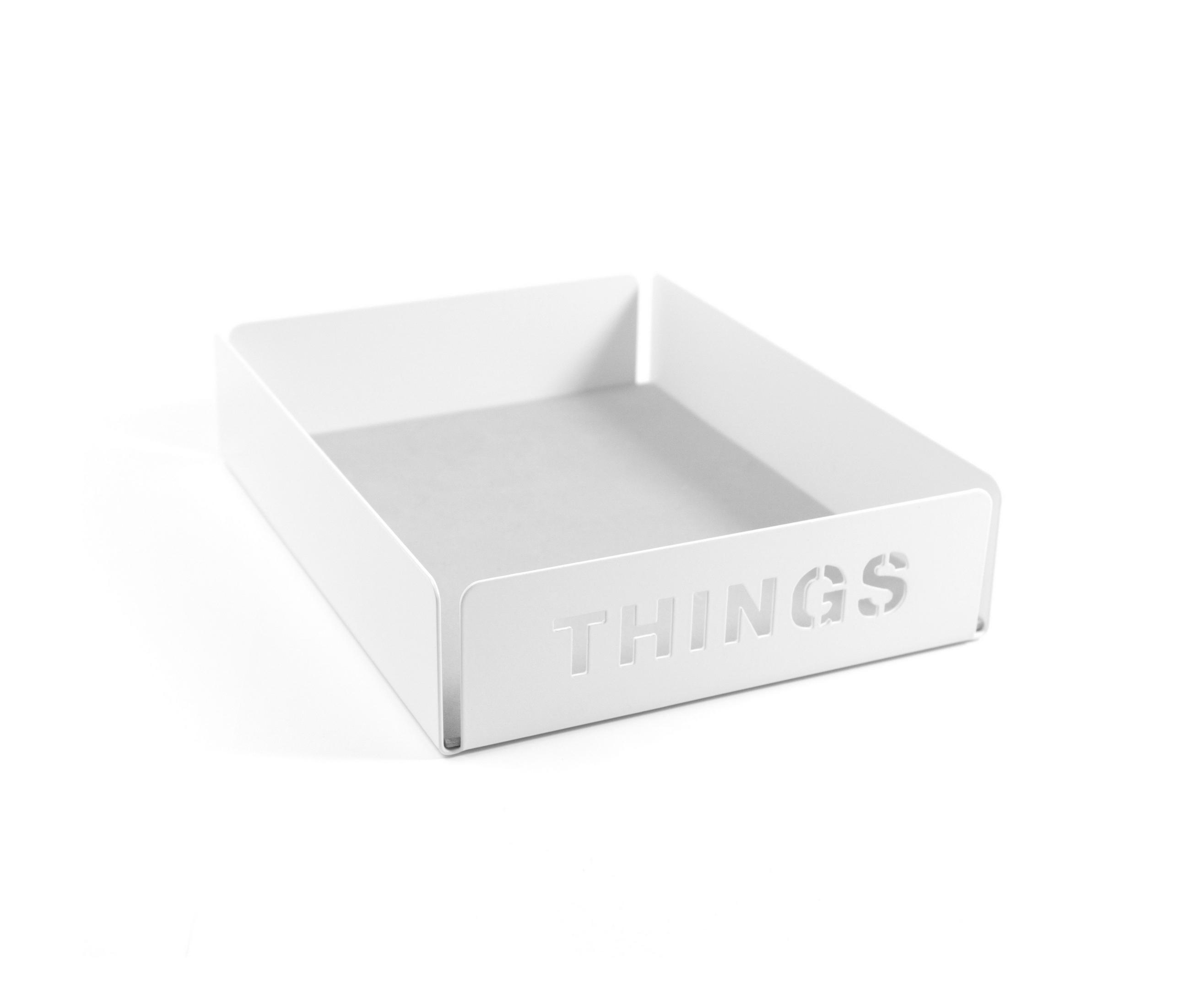 UNIVERSALABLAGE 14/4/18 cm  - Weiss, Basics, Metall (14/4/18cm)