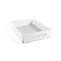 UNIVERSALABLAGE 14/4/18 cm  - Weiss, Basics, Metall (14/4/18cm)
