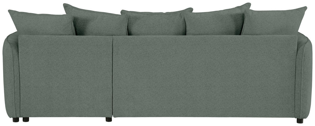 ECKSOFA in Chenille Grau  - Grau, Design, Textil (254/160cm) - MID.YOU
