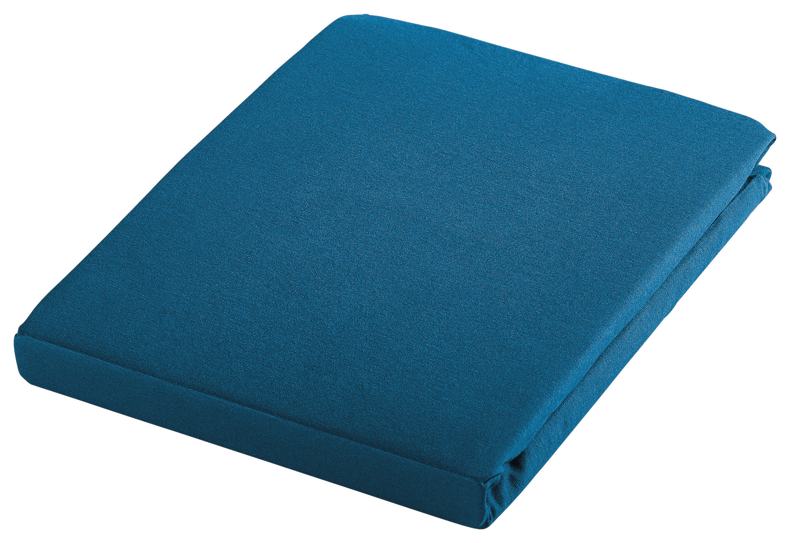 SPANNBETTTUCH FLORENTANO Jersey  - Petrol, Basics, Textil (100/200cm) - Bio:Vio