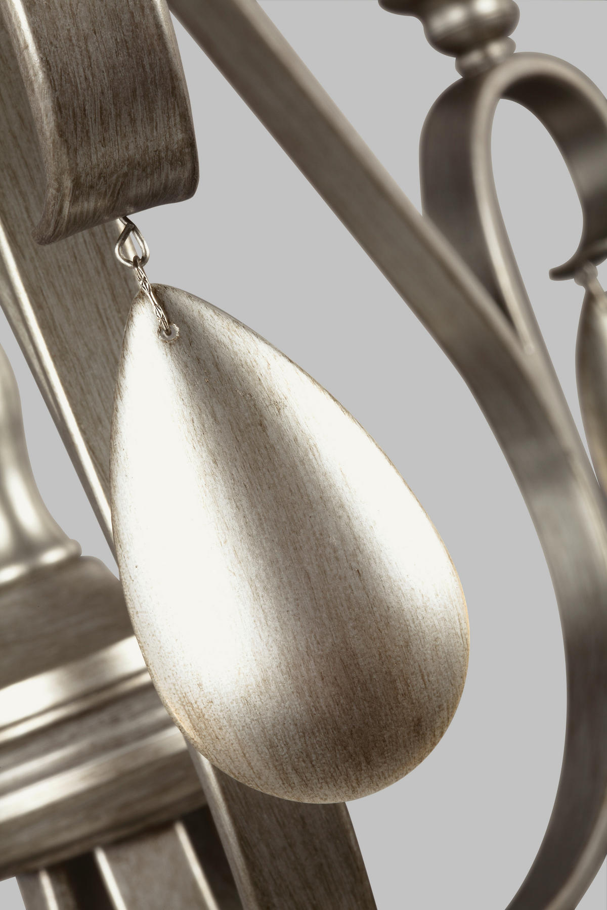 KRONLEUCHTER  63.5/91.4 cm   - Silberfarben, Konventionell, Metall (63.5/91.4cm) - Elstead Lighting