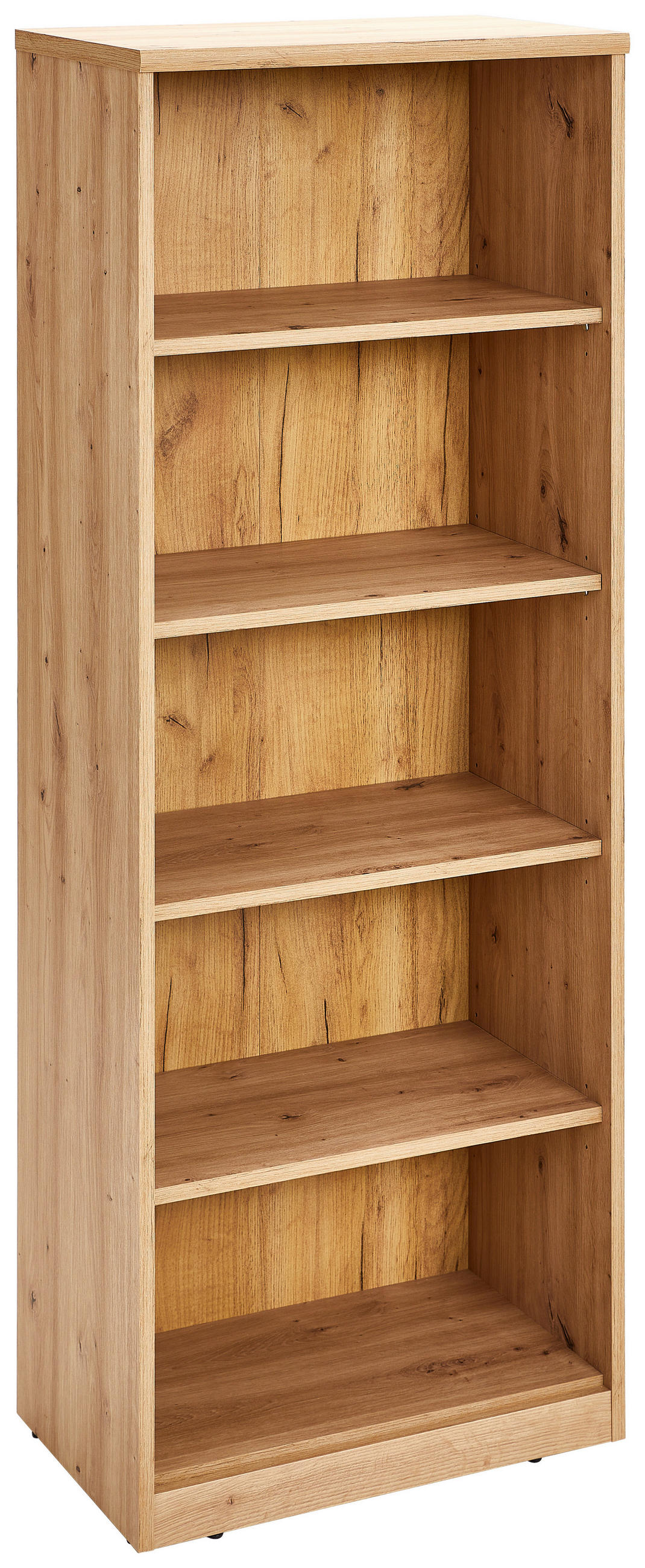 REGÁL, dub artisan, 55/148/36 cm - čierna/dub artisan, Basics, kompozitné drevo (55/148/36cm) - Xora