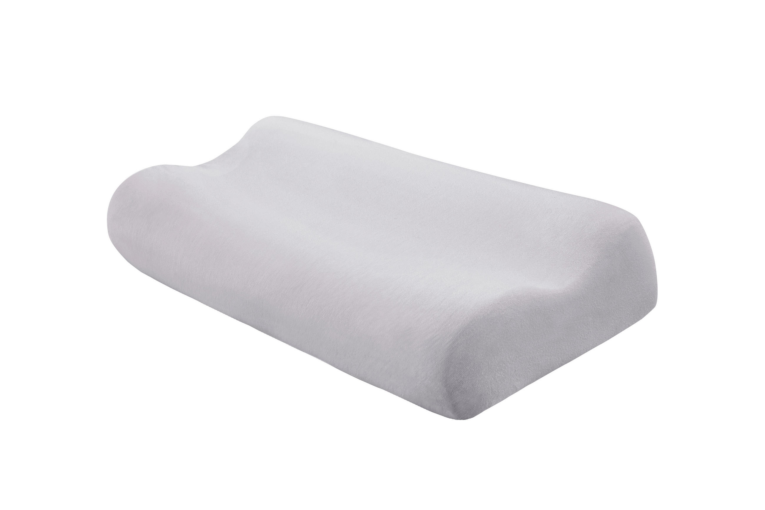 NACKENKISSENBEZUG - Hellgrau, Basics, Textil (18,5/27cm)