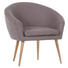 SESSEL Flachgewebe Hellbraun - Hellbraun/Naturfarben, Design, Holz/Textil (73/73/66cm) - Carryhome SESSEL Flachgewebe Hellbraun - Hellbraun/Naturfarben, Design, Holz/Textil (73/73/66cm) - Carryhome