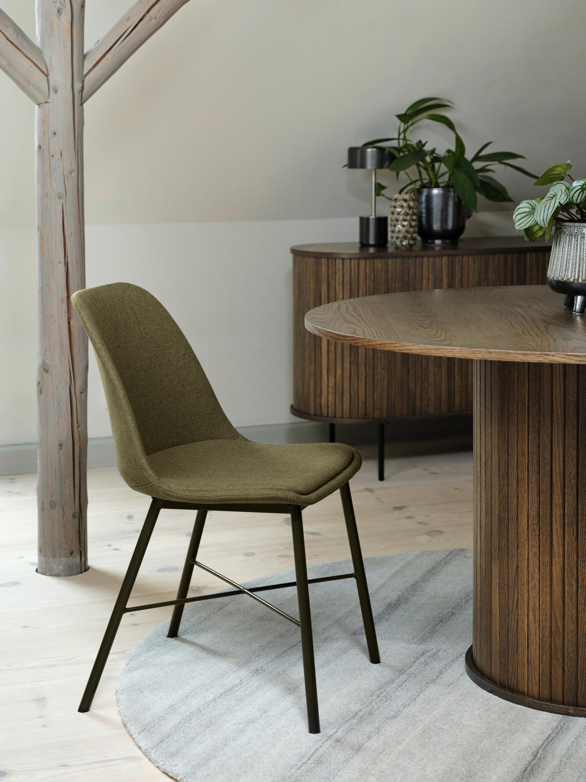MATBORD i trämaterial 120/120/75 cm   - ekfärgad, Trend, trämaterial (120/120/75cm) - home24