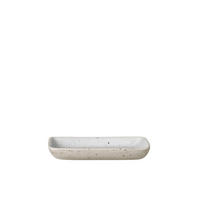 SNACKTELLER Grau, Beige  - Beige/Grau, Design, Keramik (13,5/10/1,3cm) - Blomus