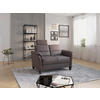 2-SITZER-SOFA in Mikrofaser Braun  - Wengefarben/Braun, Konventionell, Holz/Textil (149/89/89cm) - Sit & More