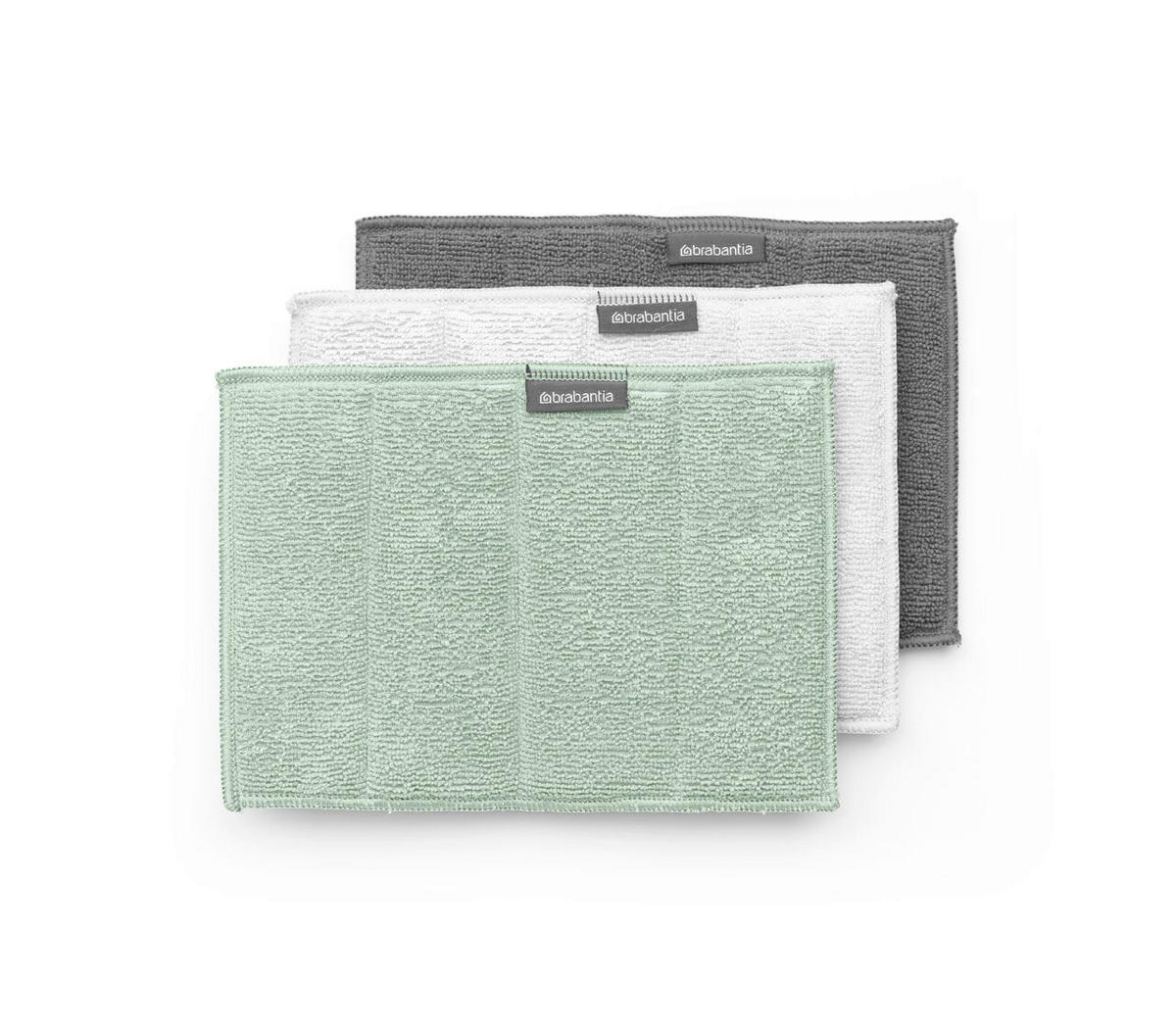 UTĚRKA Z MIKROVLÁKNA - šedá/bílá, Design, textil (23,5/0,7/17,5cm) - Brabantia