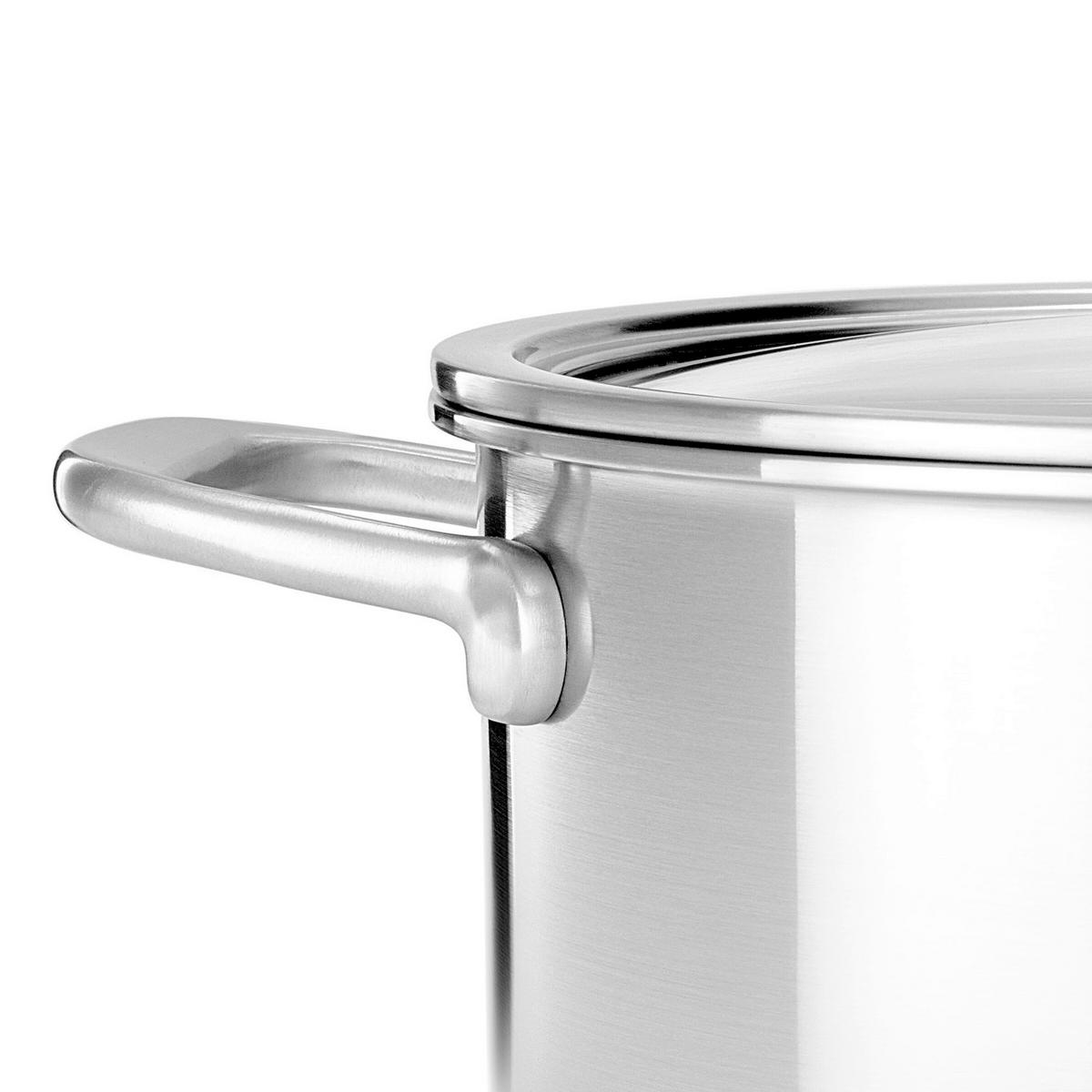KASSEROLLE Multi-Ply Stainless Steel 4.9 l  - Edelstahlfarben, Basics, Glas/Metall (24cm) - Kitchenaid