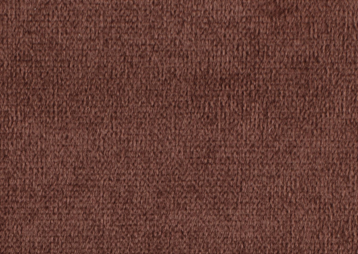 ECKSOFA in Velours Rostfarben  - Rostfarben/Schwarz, Konventionell, Holz/Textil (161/260cm) - Carryhome