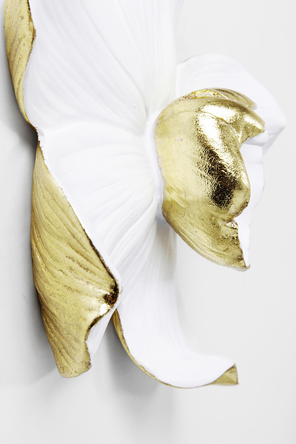 WANDDEKO Kunststoff  - Goldfarben/Weiß, Design, Kunststoff (23,8/24,5/6,7cm) - Kare-Design